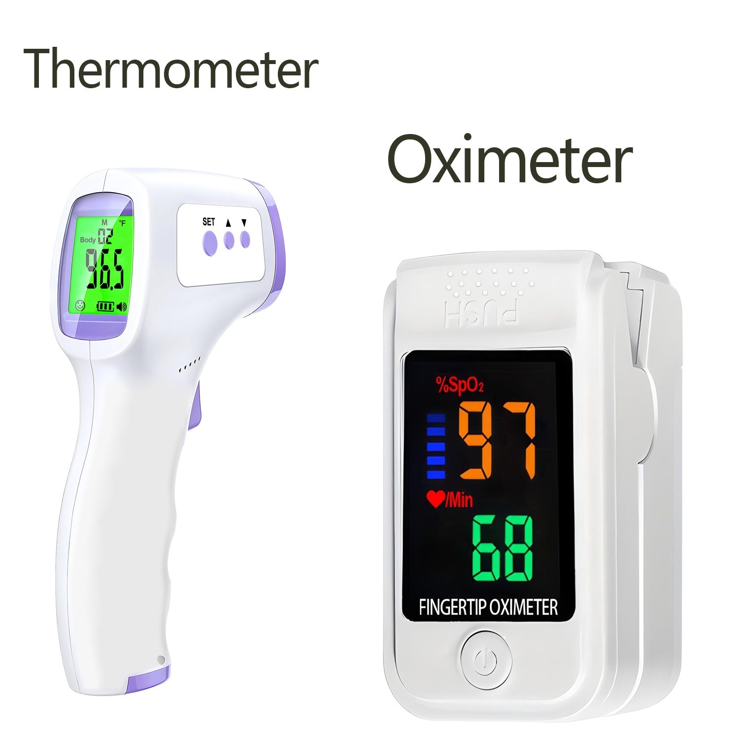 Do Oxygen Meter - Termometro Digitale a Infrarossi Senza Contatto